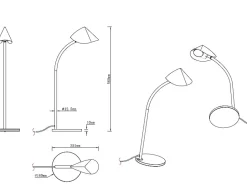 Lampe design Capuccina 56 cm - Mantra