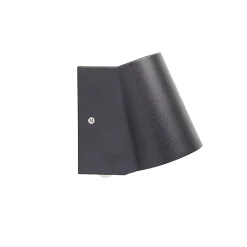 Lampe d'extérieur anthracite avec détecteur de mouvement, LED incluse - Uma