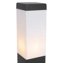 Lampe d'extérieur gris foncé 80 cm avec douille IP44 - Malios