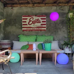 Lampe d'extérieur intelligente blanche 35 cm IP65 avec WiFi A60 - Nura