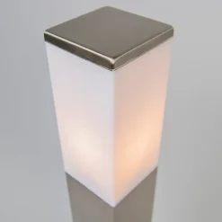 Lampe d'extérieur intelligente 80 cm acier avec Wifi P45 - Malios