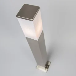 Lampe d'extérieur intelligente 80 cm acier avec Wifi P45 - Malios