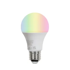 Lampe d'extérieur intelligente grise 35 cm IP44 avec Wifi A60 - Nura