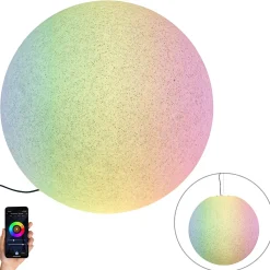 Lampe d'extérieur intelligente grise 77 cm IP44 avec Wifi A60 - Nura