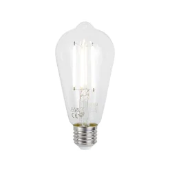 Lampe d'extérieur intelligente noire 80 cm IP44 avec Wifi ST64 - Gleam