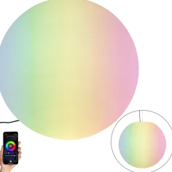 Lampe d'extérieur intelligente blanche 77 cm IP65 avec WiFi A60 - Nura