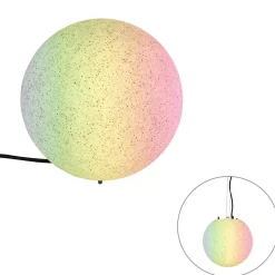 Lampe d'extérieur intelligente grise 25 cm IP65 avec WiFi A60 - Nura