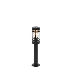 Lampe d'extérieur intelligente noire 50 cm IP44 avec Wifi ST64 - Gleam