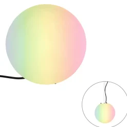 Lampe d'extérieur intelligente blanche 25 cm IP65 avec WiFi A60 - Nura