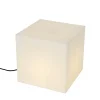 Lampe d'extérieur moderne blanche 38 cm carrée IP44 - Nura