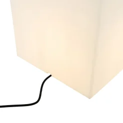 Lampe d'extérieur moderne blanche 38 cm carrée IP44 - Nura