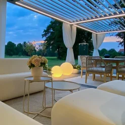 Lampe d'extérieur moderne blanche 56 cm IP65 - Nura