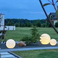 Lampe d'extérieur moderne grise 56 cm IP65 - Nura