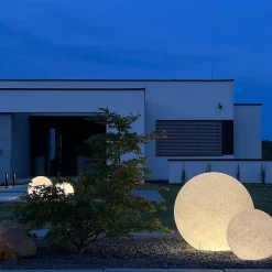 Lampe d'extérieur moderne grise 77 cm IP65 - Nura