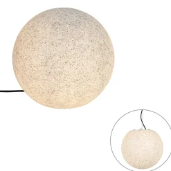 Lampe d'extérieur moderne grise 35 cm IP44 - Nura