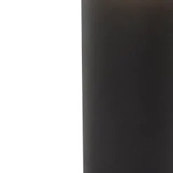 Lampe d'extérieur sur pied noire avec abat-jour opale blanc 30 cm IP44 - Odense