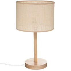 Lampe droit Della - pin - H42 cm - Atmosphera