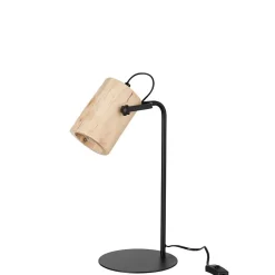 Lampe en bois naturel 21x18x42 cm