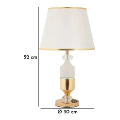 Lampe en métal à poser Gipsy 30x52 cm