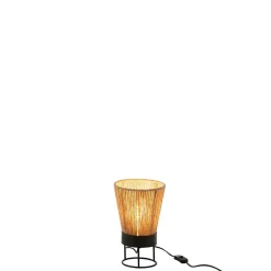 Lampe en métal naturel 18x18x28 cm