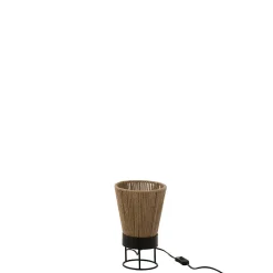 Lampe en métal naturel 18x18x28 cm