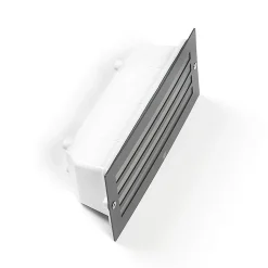 Lampe encastrée moderne gris foncé IP44 - Hurricane