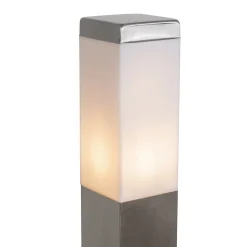Lampe extérieure à douille malios - 1 lumière - L 12.8 cm - Acier - Moderne, Design - Éclairage extérieur