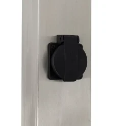 Lampe extérieure à douille malios - 1 lumière - L 12.8 cm - Acier - Moderne, Design - Éclairage extérieur