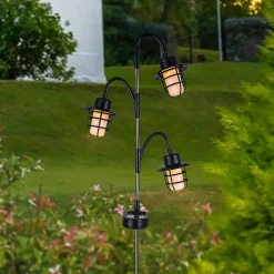 Lampe extérieure nomade BERRY SPIKE Noir Plastique H74CM