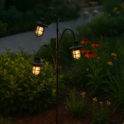 Lampe extérieure nomade BERRY SPIKE Noir Plastique H74CM