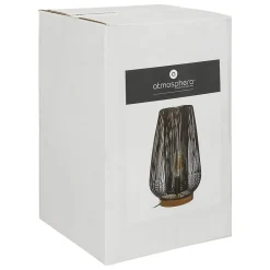 Lampe filaire Noda noire - métal H41 cm - Atmosphera