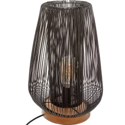 Lampe filaire Noda noire - métal H41 cm - Atmosphera