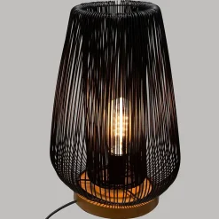 Lampe filaire Noda noire - métal H41 cm - Atmosphera