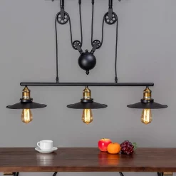 Lampe industrielle suspension - Triple Piattino