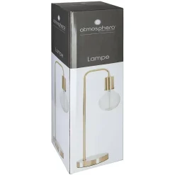 Lampe Keli dorée - métal H45 cm - Atmosphera