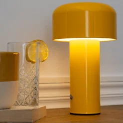 Lampe LED à poser jaune MIRA - HAPPY GARDEN