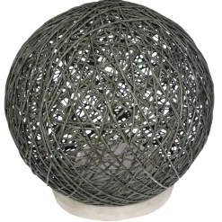 Lampe LED Hady - ciment - gris - H18 - 5 cm - Atmosphera