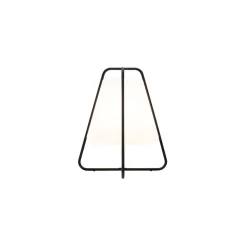 Lampe LED rechargeable Tipi Zafferano - Tactile, Intérieur et Extérieur IP65, Design Moderne Sans fil Noir