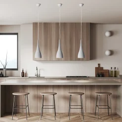 Lampe LED suspendue 'Lima' blanc