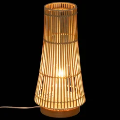 Lampe Mahe H38cm beige - Atmosphera