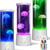 Lampe méduse en forme de méduse à changement de couleur blanc