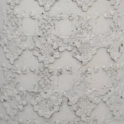 Lampe Melo - ivoire et blanc - céramique H34 cm - Atmosphera