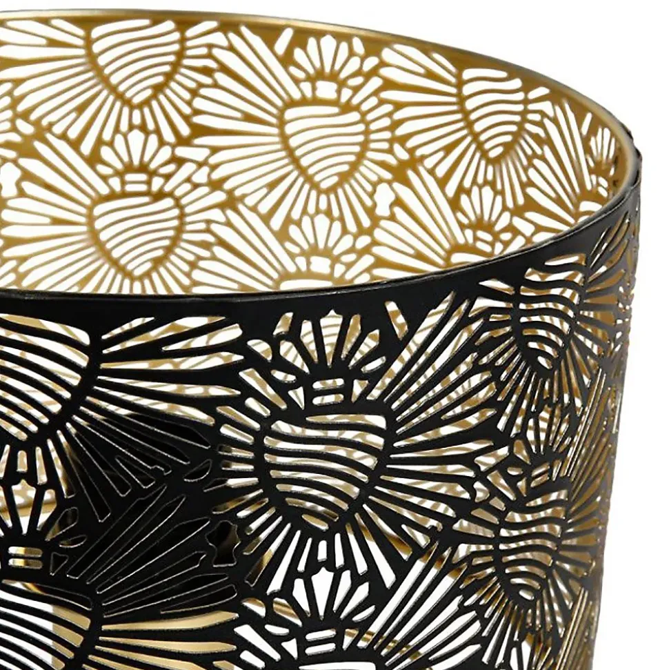 Lampe métal noir doré Corazon D22