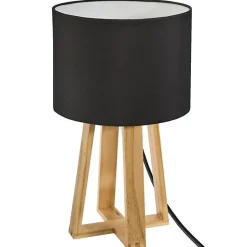 Lampe multipied "Molu" hauteur 34,5 cm bois Atmosphera - Noir