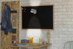 Lampe murale à accu ', env 12 x 14,5 cm, en métal blanc, pour l'intérieur