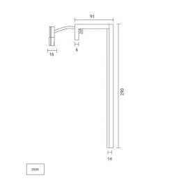 Lampe murale LED pour miroir de salle de bain - Lumière blanche froide (5700K) - 29 x 1,4 x 2,6 cm - Modèle Nova