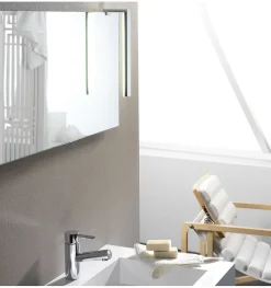 Lampe murale LED pour miroir de salle de bain - Lumière blanche froide (5700K) - 29 x 1,4 x 2,6 cm - Modèle Nova