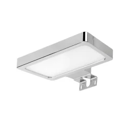 Lampe murale LED multi crochets pour miroir de salle de bain - Lumière blanche froide (5700K) - 11cm - Pisces Model