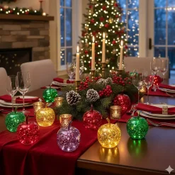 Lampe Pomme lumineuse 10 Led design et moderne