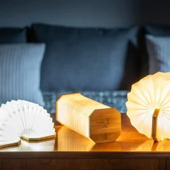 Lampe Smart Accordion en Bois - Gingko